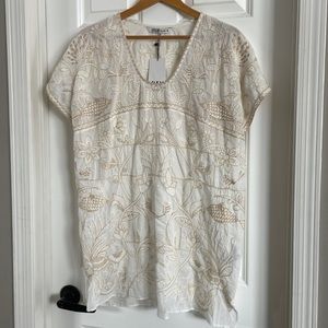 Women’s Zara swimsuit cover-up new with tags oversized